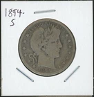 1894-S 90% Silver Barber Half Dollar *Better Date*
