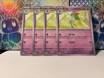 4x Kirlia (Playset) 059/132 - NM Condition - Non-Foil