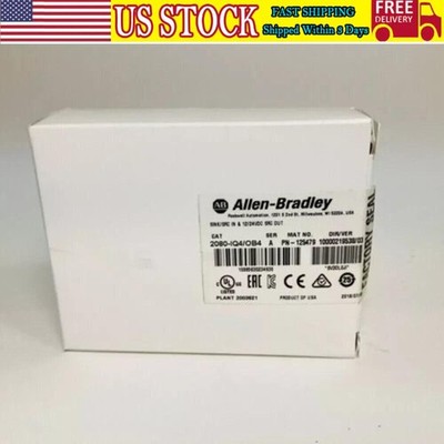 New Allen-Bradley 2080-IQ4OB4 Digital I/O Combo Module 2080IQ4OB4