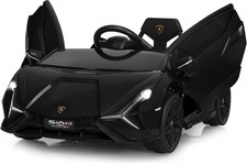 INFANS 12V Licensed Lamborghini Sian Kids Ride On Car w/Parent Remote Control,Sp