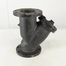 Keckley Style A-7 5" Flange Mount Y-Strainer Clean Out 200PSI