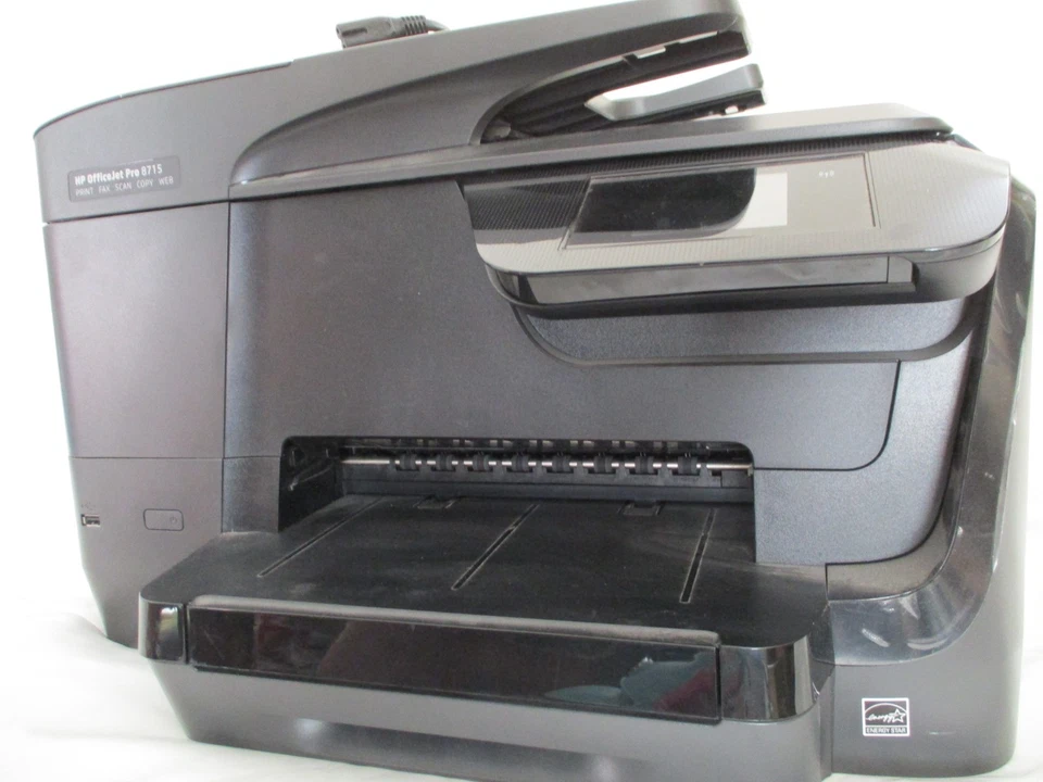 HP OfficeJet Pro 8715 All-in-one Print Scan Copy Fax Web Tested ONLY 5420 PAGES - Image 3 of 4