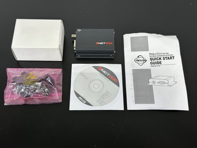 Pelco NET300T PelcoNet Video Encoder CCTV Network Converter w/ Manual & CD