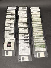 Lot of 50 Used Misc 3.5" Floppy Disks Diskettes Vintage D-J
