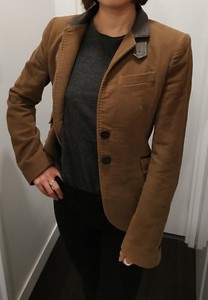 veste marron femme zara