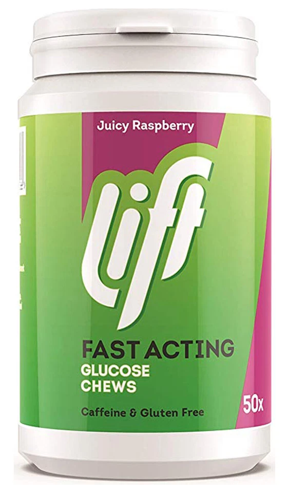 Glucotabs Raspberry 50 Glucose Tablets 200g (Choose Pack)