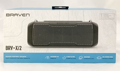 Braven BRV- X/2 Wireless Bluetooth Rugged Portable Waterproof Speaker - Black | eBay