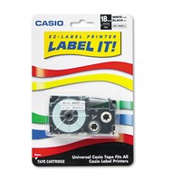 Casio Tape Cassette For Kl Label Makers 3/4in X 26ft Black On White Xr18wes on sale Casio Tape Cassette For Kl Label Makers 3/4in X 26ft Black On White Xr18wes on sale