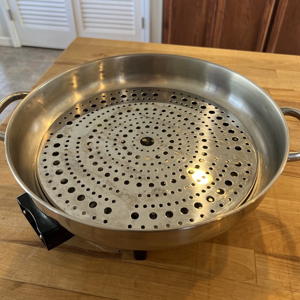 Farberware Perfect Heat High Dome Lid Electric Skillet 12" Stainless