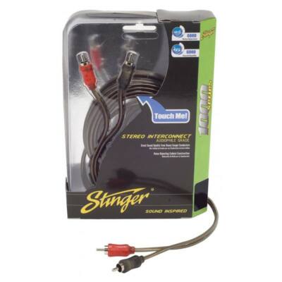 Stinger SI1212 12Ft 1000 Series 2Ch Coaxial RCA Cable