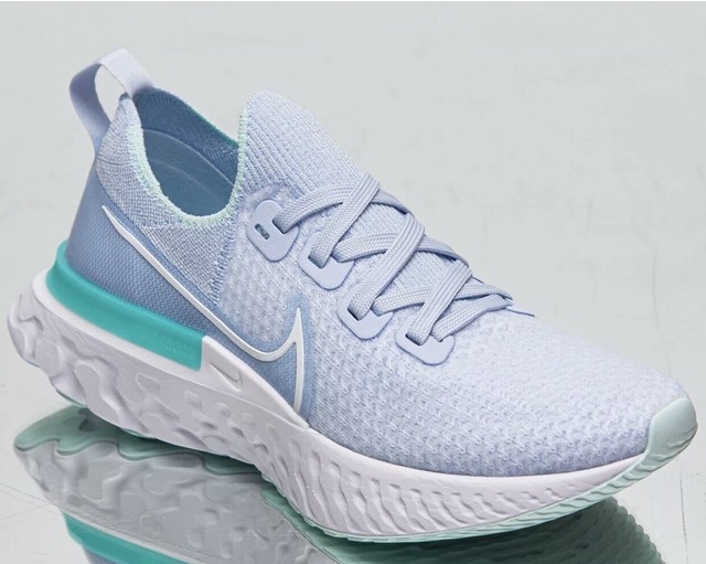 nike react infinity run flyknit hydrogen blue