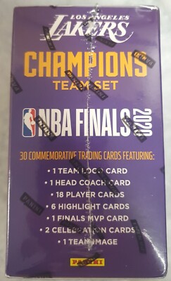 Los Angeles Lakers 2020 NBA Finals Champions Panini 30 Card | eBay