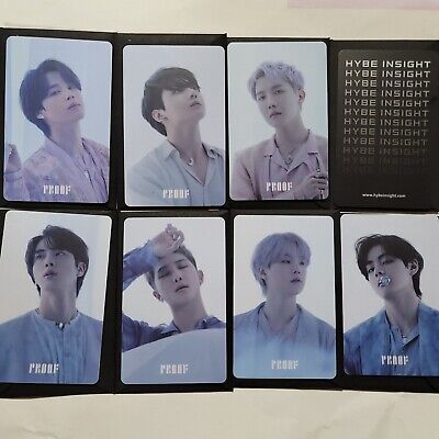 BTS PROOF photocard HYBE INSIGHT Luckydraw Official Special BTS PROOF photocard HYBE INSIGHT Luckydraw Official Special