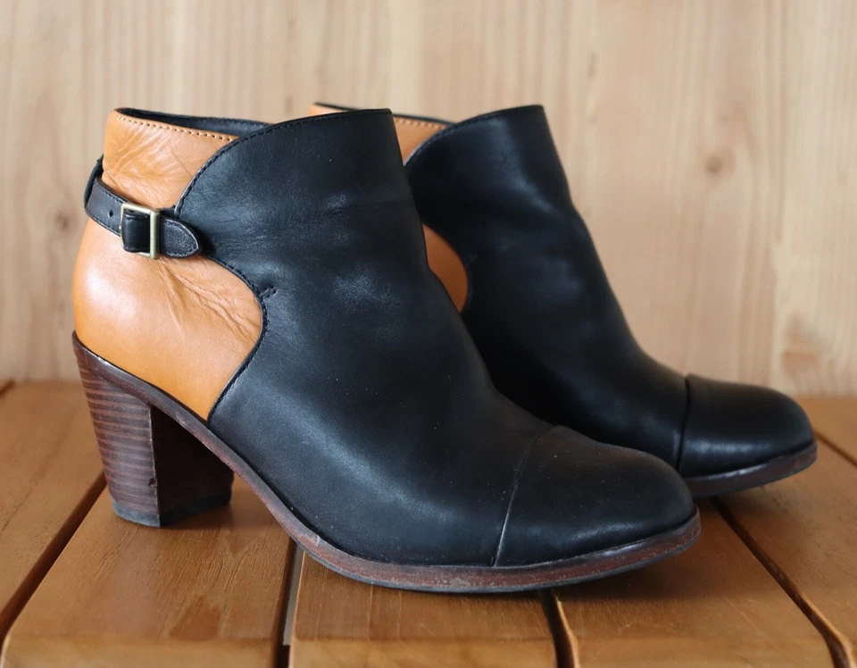 Bota Samantha Pleet para Wolverine 1000 Millas Bonny Baja Negra Tostada Talla 7M Foto 3 de 4