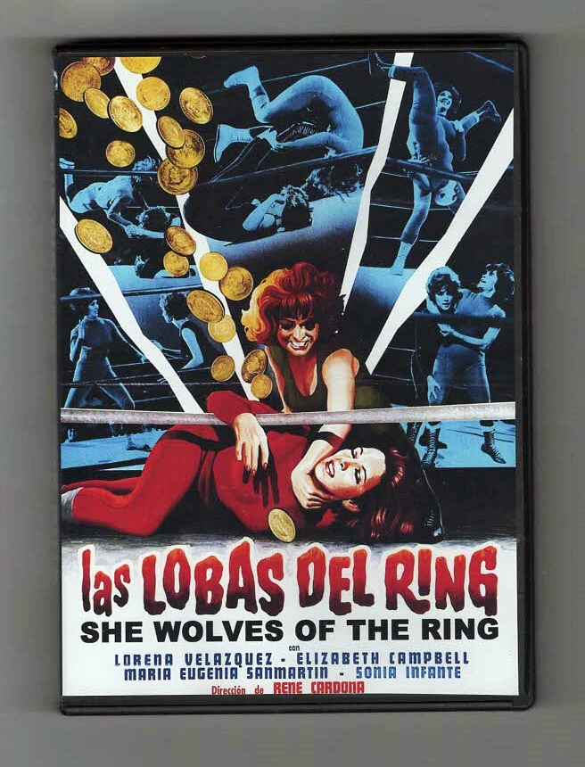 SHE-WOLVES OF THE RING (1965) Luchador Action w/ LORENA VELAZQUEZ w/ English sub