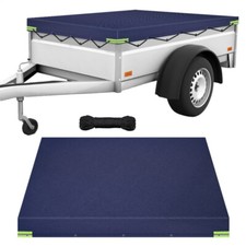 Heavy Duty Waterproof 5 Ft X 3 Ft Trailer Cover Black 155x95x13cm 600D