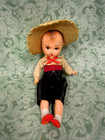 Hd-658 MEXICAN boy doll (ethnic); 11 inches tall with hat. no box — photo 1