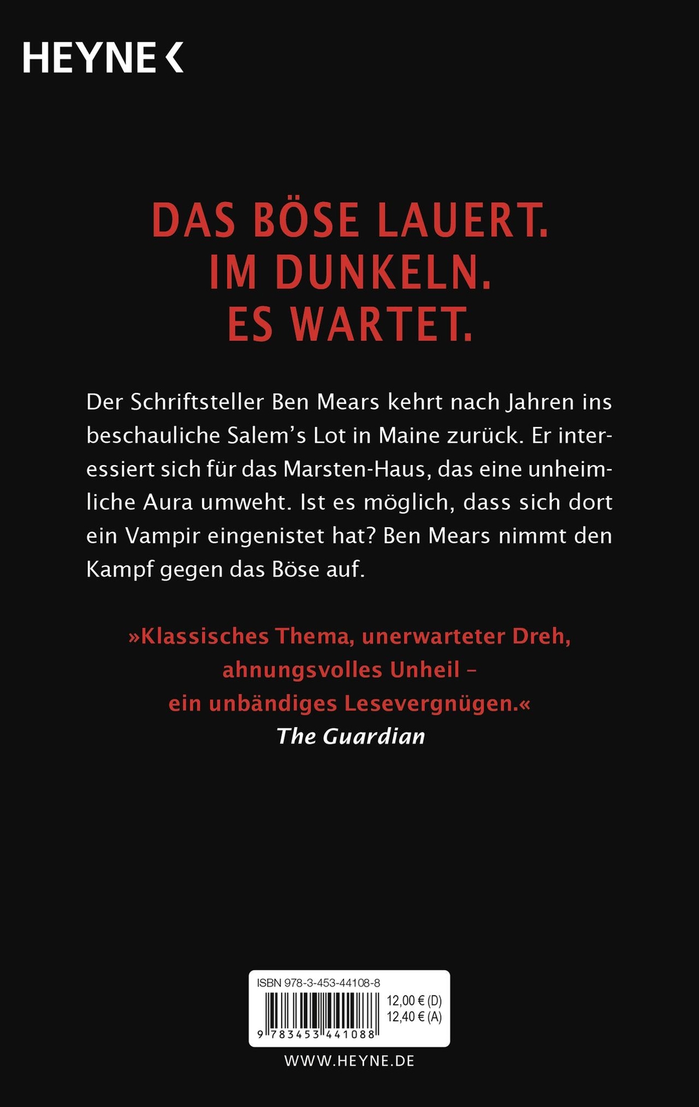 Thumbnail - King Stephen. Brennen Muss Salem. Taschenbuch