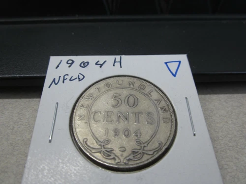 1904 H - NFLD - Canada half dollar - Silver - Canadian 50 cent