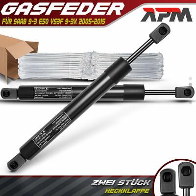 2x Gasfeder Heckklappe Dämpfer 399mm 1340N für Saab 9-3 D75 D79 E50 E79 9-3X YS3