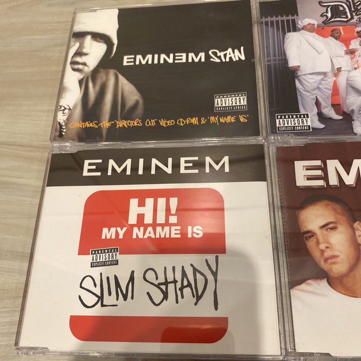 Eminem 5 UK IMPORT CD LOT Stan My Band Hi My Name Is Slim Shady