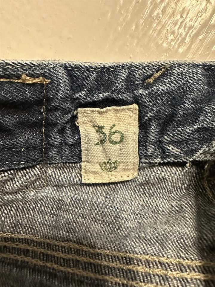 Volcom 36 x 32 Vorta Slim Dark Wash Selvedge Denim Jeans - Image 3 of 4