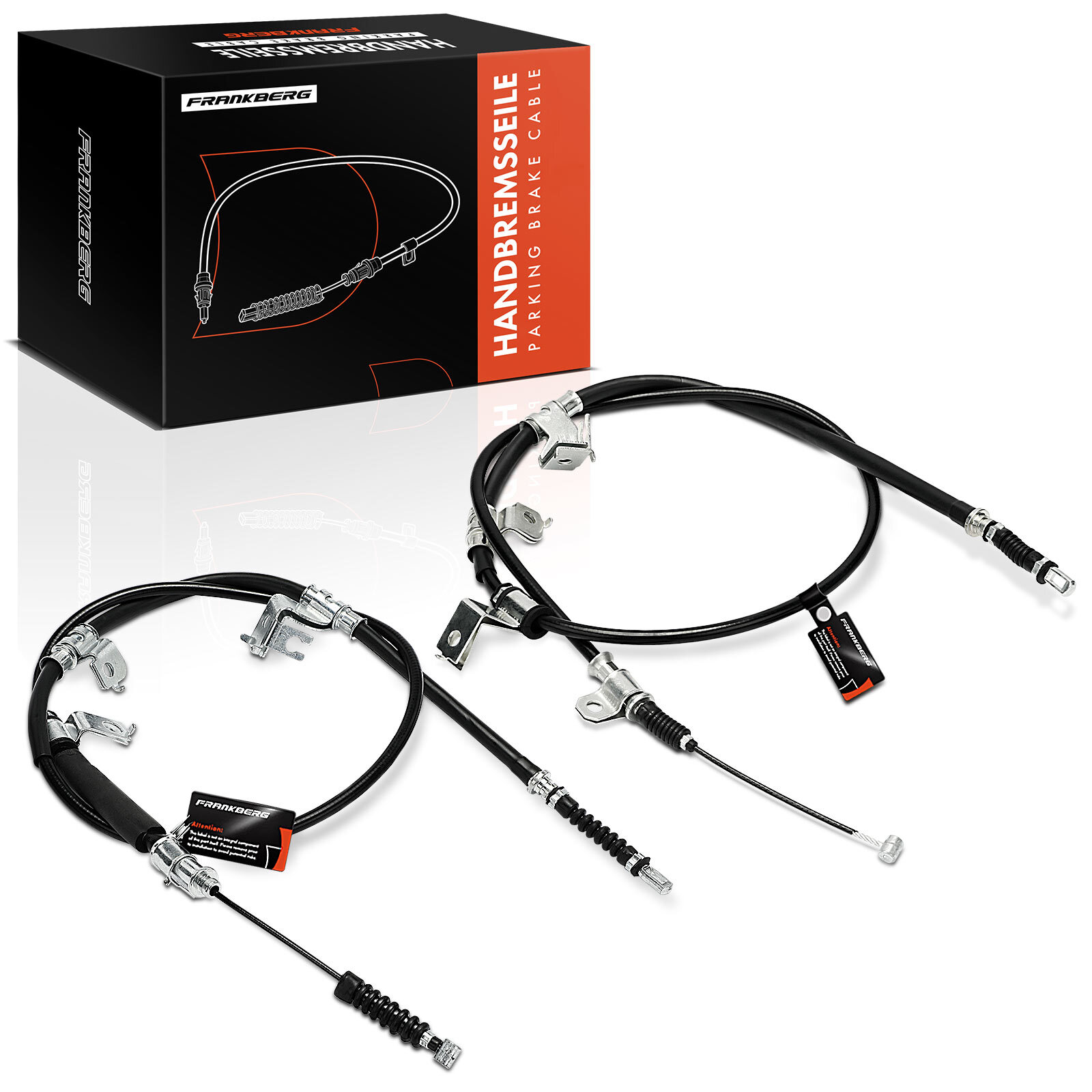 FRANKBERG 2x Parking Brake Cable for Hyundai iLoad 2008-2022 Rear Left & Right