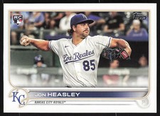 2022 Topps Jon Heasley #430 Rookie RC Kansas City Royals