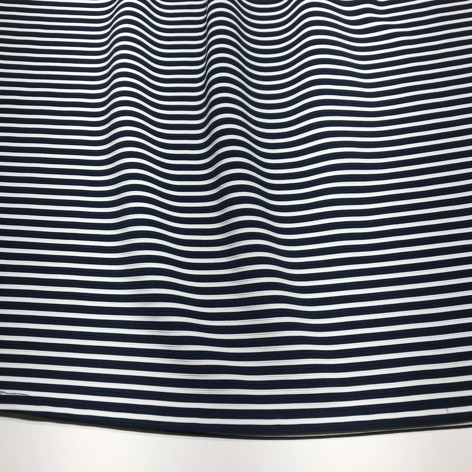 Falda Downeast Mujer Pequeña Azul Blanco Rayas Reunida Campesina Línea A Elastizada Foto 4 de 4