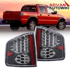 LED Tail Lights For 1994-2004 Chevy S10 GMC Sonoma Isuzu Hombre Clear Lamps L+R