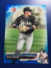 RILEY MAHAN 2017 Bowman Draft CARD #BD-132 BLUE PAPER PARALLEL #D 065/150