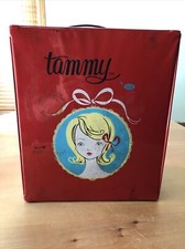 Vtg Ideal Tammy Doll Red Case - 12 X 14 X 8