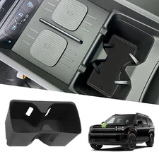 For Hyundai Santa Fe 2024-2025 Car Center Cup Holder Insert Mat Cushion Guard