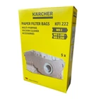 GENUINE KARCHER Pk 5 Filter Vacuum Bags to fit WD &  MV 2 (6904322 6.904-322.0)