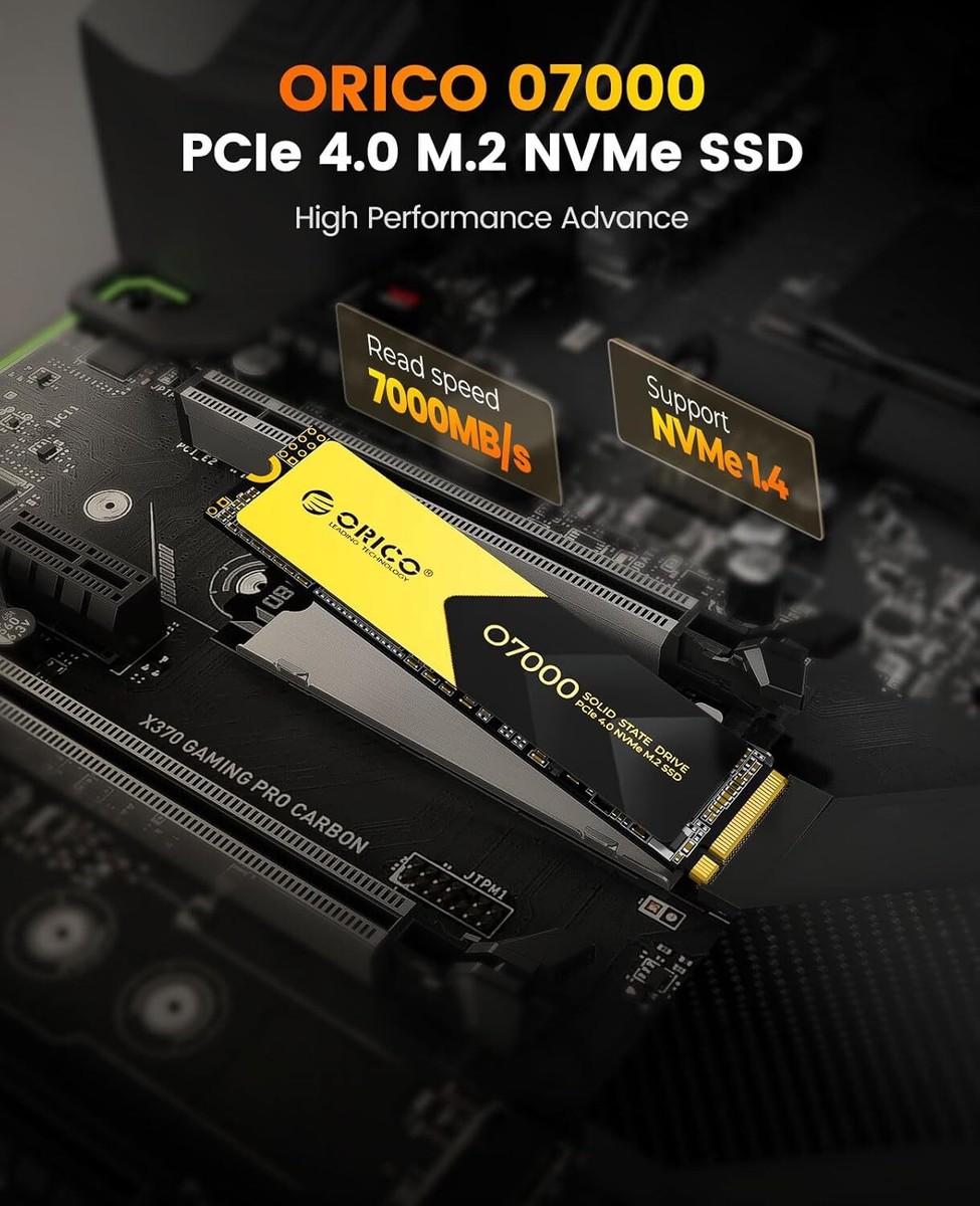 1TB ORICO O7000 NVMe SSD PS5 Gaming 7000MB/s 2280
