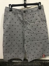 ARIZONA JEAN CO - BOYS - CHINO SHORTS - GRAY - SIZE 18 - NWT 2-TW-2544