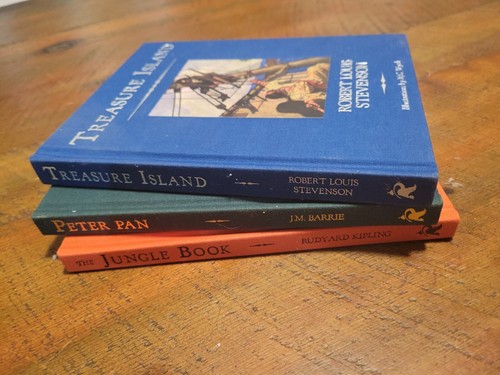 The CHILDRENS ILLUSTRATED CLASSICS Jungle Book Peter Pan Treasure Island Box Set - Picture 14 of 14