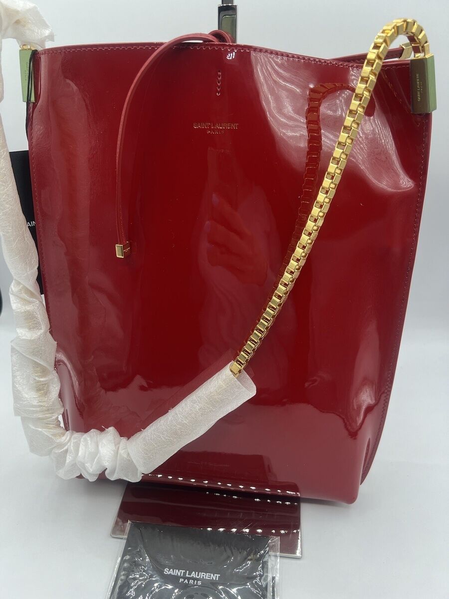 NWT Saint Laurent Suzanne Red Vernis Patent Leather Small NWT Saint Laurent Suzanne Red Vernis Patent Leather Small