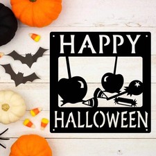 Happy Halloween Candy Sign for Walls or Yard - Indoor/ Outdoor - Made in USA