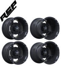 VBW Felgensatz Yamaha 10x8 LK156 / 10x10 LK115 schwarz matt Quad Felgen