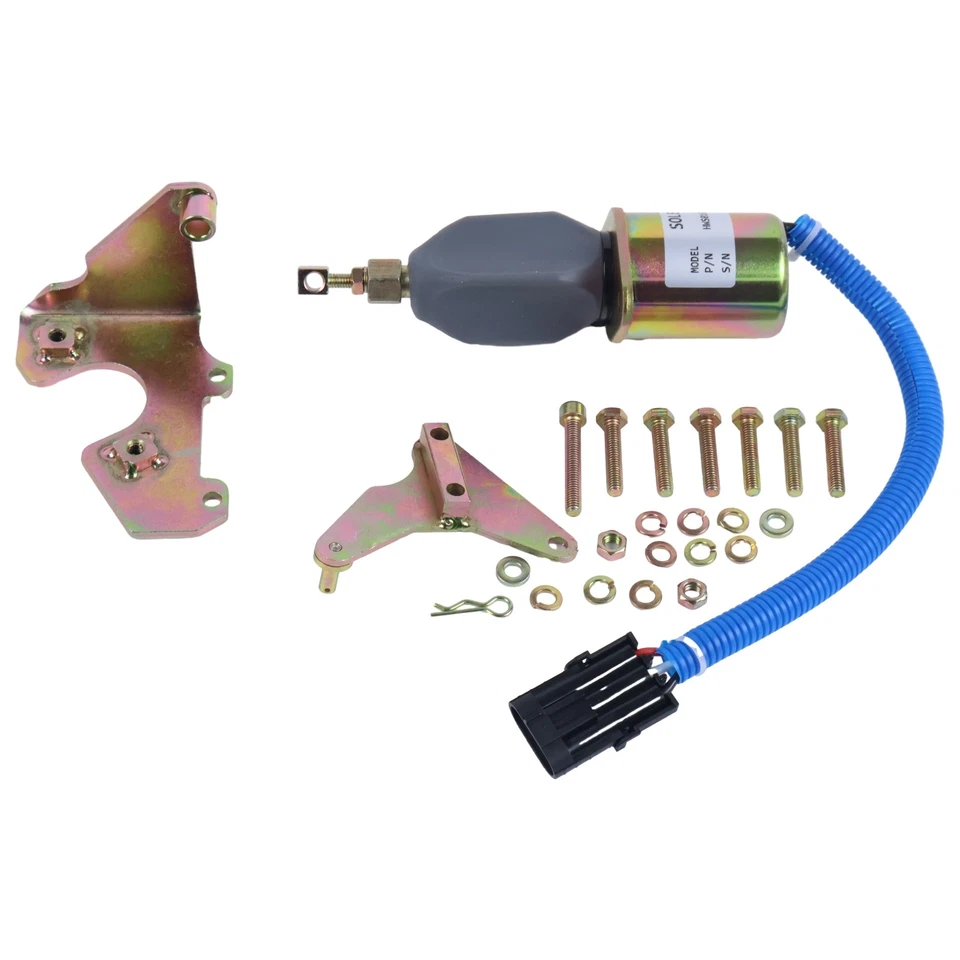12V Stop Solenoid SA-4026-12 3931195 for Cummins 5.9L 8.3L Ford Truck F700 F800 — 第 2/4 张图片