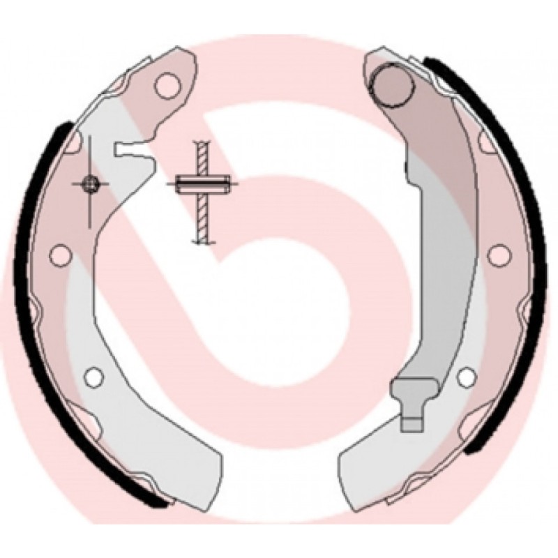 BREMBO S 15 501 Ganasce Freno ESSENTIAL LINE con leva freno a mano - Immagine 2
