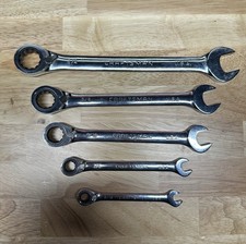 Craftsman Usa Reversible Ratcheting Wrench Set Sae 516-34 5pc