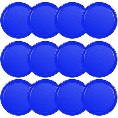 3 1/4 Inches Air Hockey Pucks 12 Pack Full Size Heavy 12 Pack, Blue