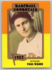 1980-87 SSPC HOF #62 Paul Waner