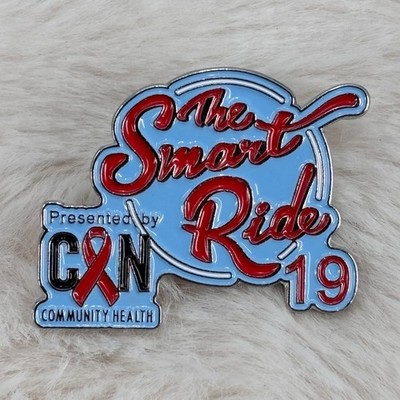 The Smart Ride HIV AIDS Bike Race Florida Bicycle Ride Pin CAN Community Health