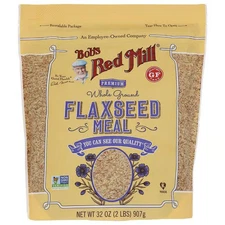 Bob's Red Mill Premium Whole Ground Flaxseed Meal 32 oz Pkg