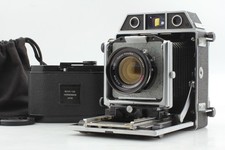 [Ecc+5] Horseman 980 fotocamera pellicola Topcor 105 mm obiettivo f4,5 8EXP 120 pellicola posteriore GIAPPONE
