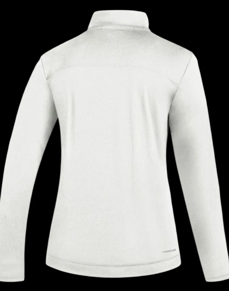 Top deportivo de manga larga Adidas para mujer 1/4 cremallera bajo las luces talla mediana Foto 2 de 4