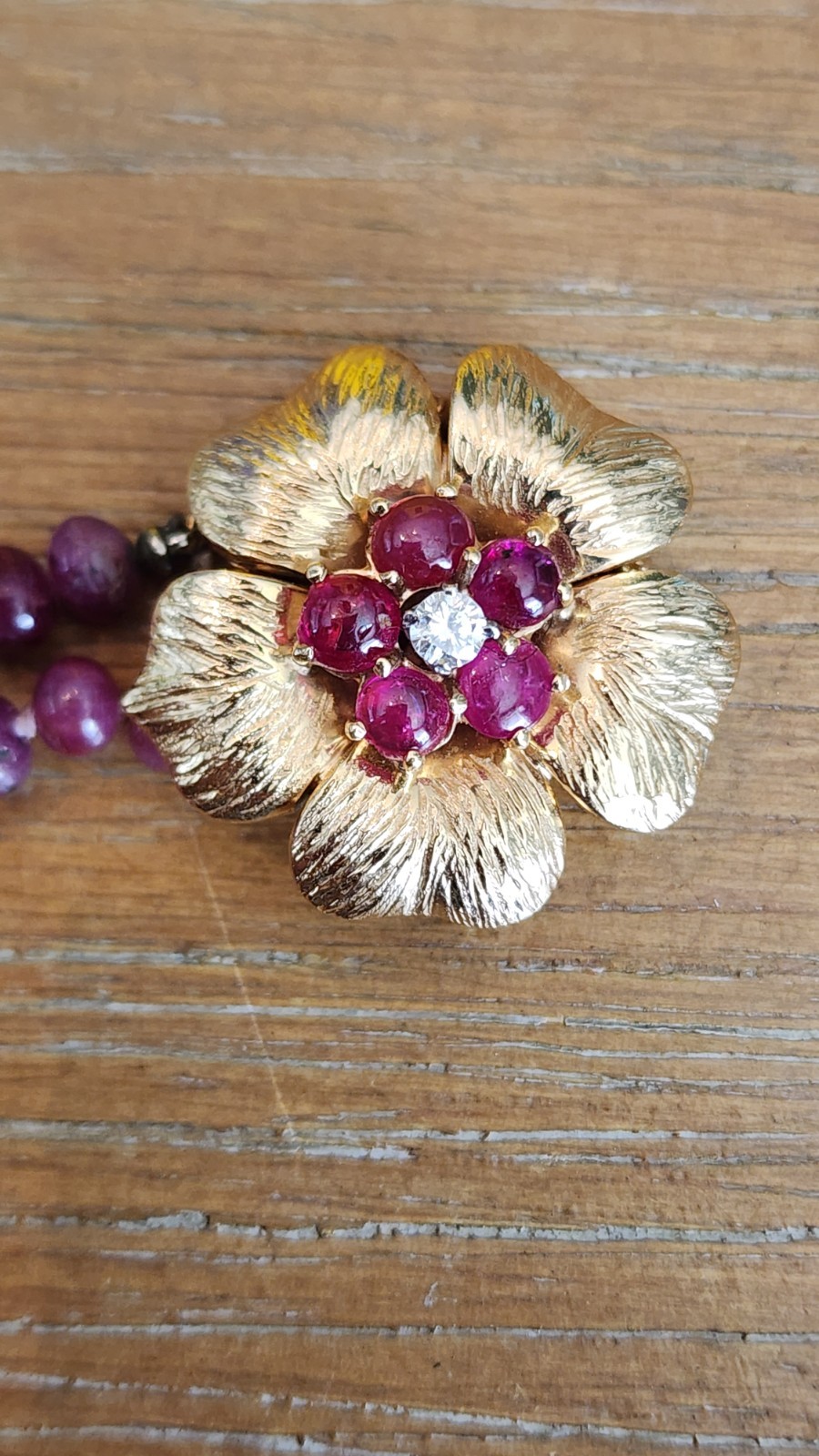 Exquisite Natural Ruby Multi-strand Necklace w/ 1… - image 13